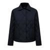 Autumn and winter new lapel rhombus down jacket women's short fashion, light and warm, thin and small fragrant coat tide