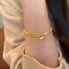 Yuanbao Copper Coin Lucky Nafu Gourd Bracelet New Chinese Retro Guochao Bracelet Fashion Style Temperament Jewelry