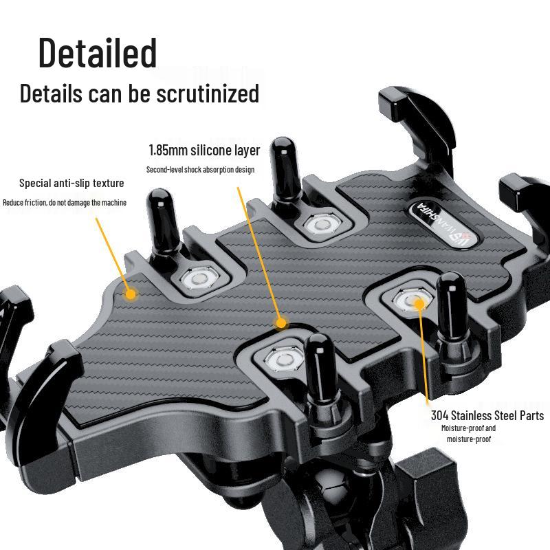 Benda Jin Huishi 300 & Napoleon 450 Motorcycle Phone Holder: Shock-Absorbing, Anti-Shake Navigation Bracket