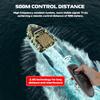 New Remote Control Fishing Bait Boat Dual Motor Fish Finder 4KG Loading Support Automatic Cruise/Route Correction Camouflage Bait Boat Fishing Gear
