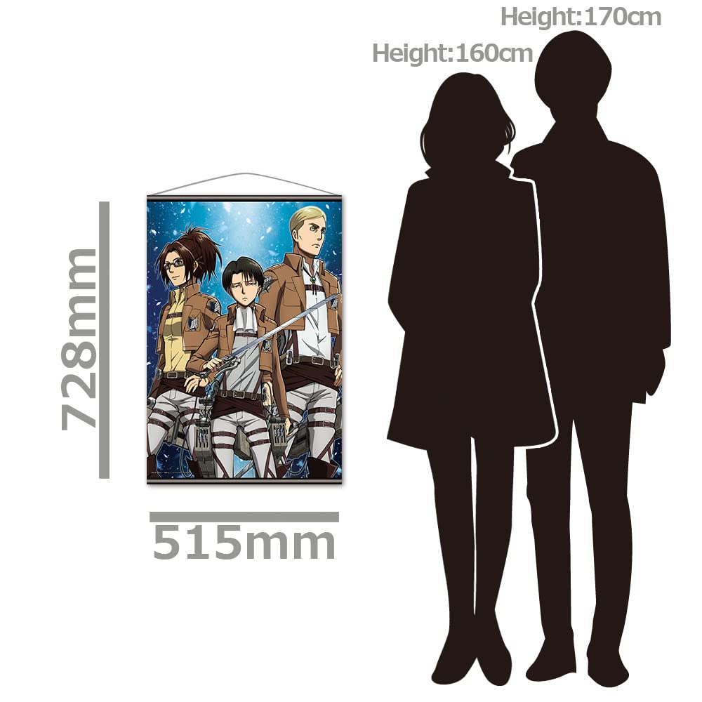 Attack On Titan B2 Tapestry K [Levi & Erwin & Hange]