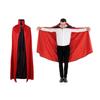 Medieval Hooded Cloak Gothic Cape Robe Costume Long Cloak for Performance and Cosplay with Tie Closure and Full-Length Design