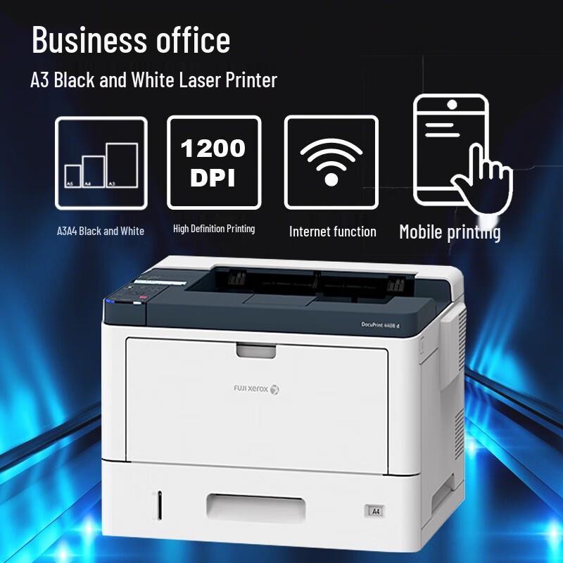 FUJIFILM DocuPrint 3208d A3 Monochrome Laser Printer CN plug (adapter included)
