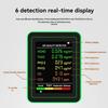 Automatic Display Air Quality Monitor 6 in 1 Carbon Dioxide Detector  For Home Office