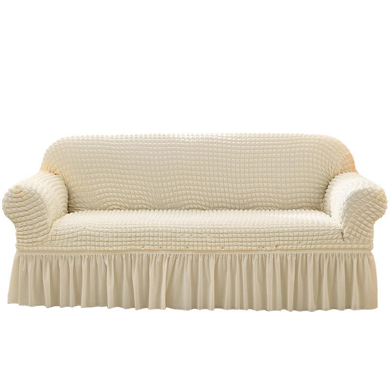 Luxury Seersucker Universal Sofa Cover Lazy High Elastic Sofa Cover Cover All-inclusive Cat Scratch Four Seasons General Anti-slip.