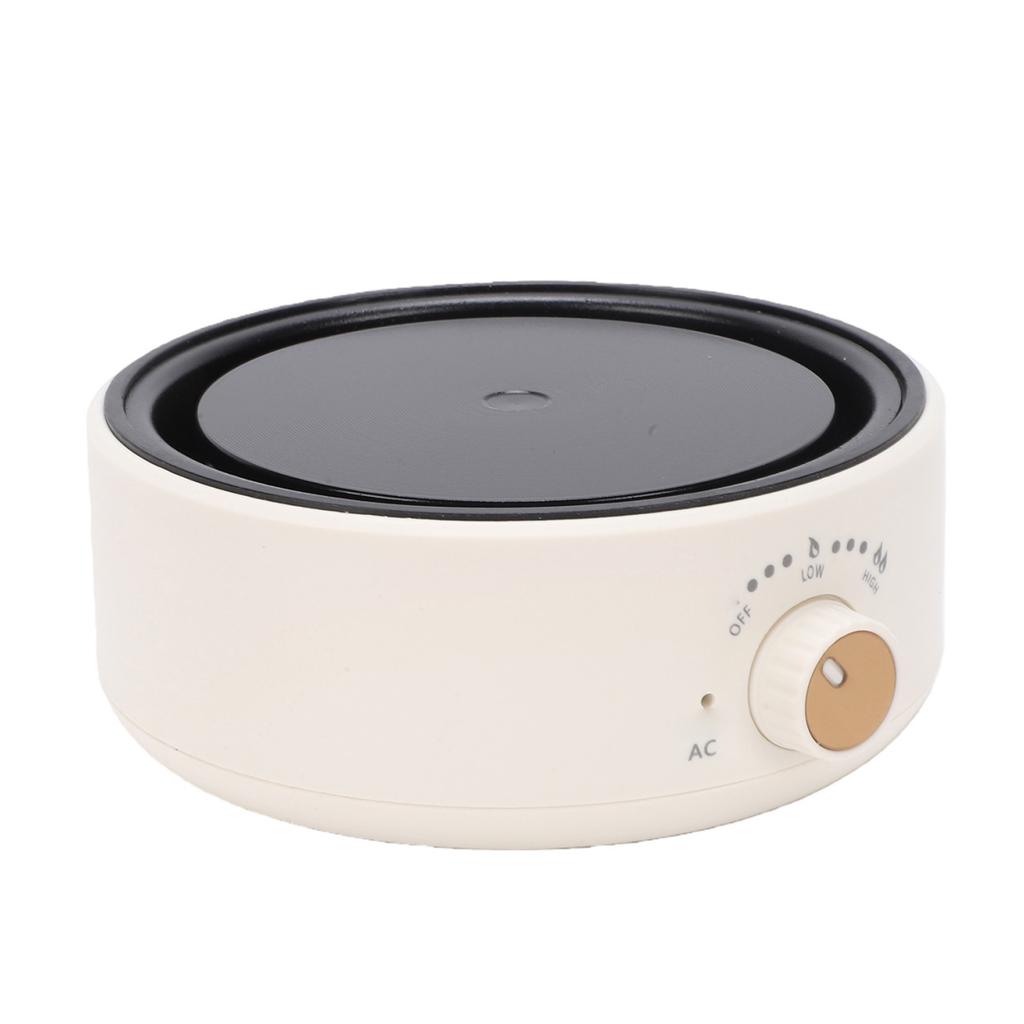 Fornello Elettrico per Tè Multifunzione 500W Portatile Elettrico Piccola Piastra Riscaldante per Preparare il Tè Bollire l'Acqua Bianco