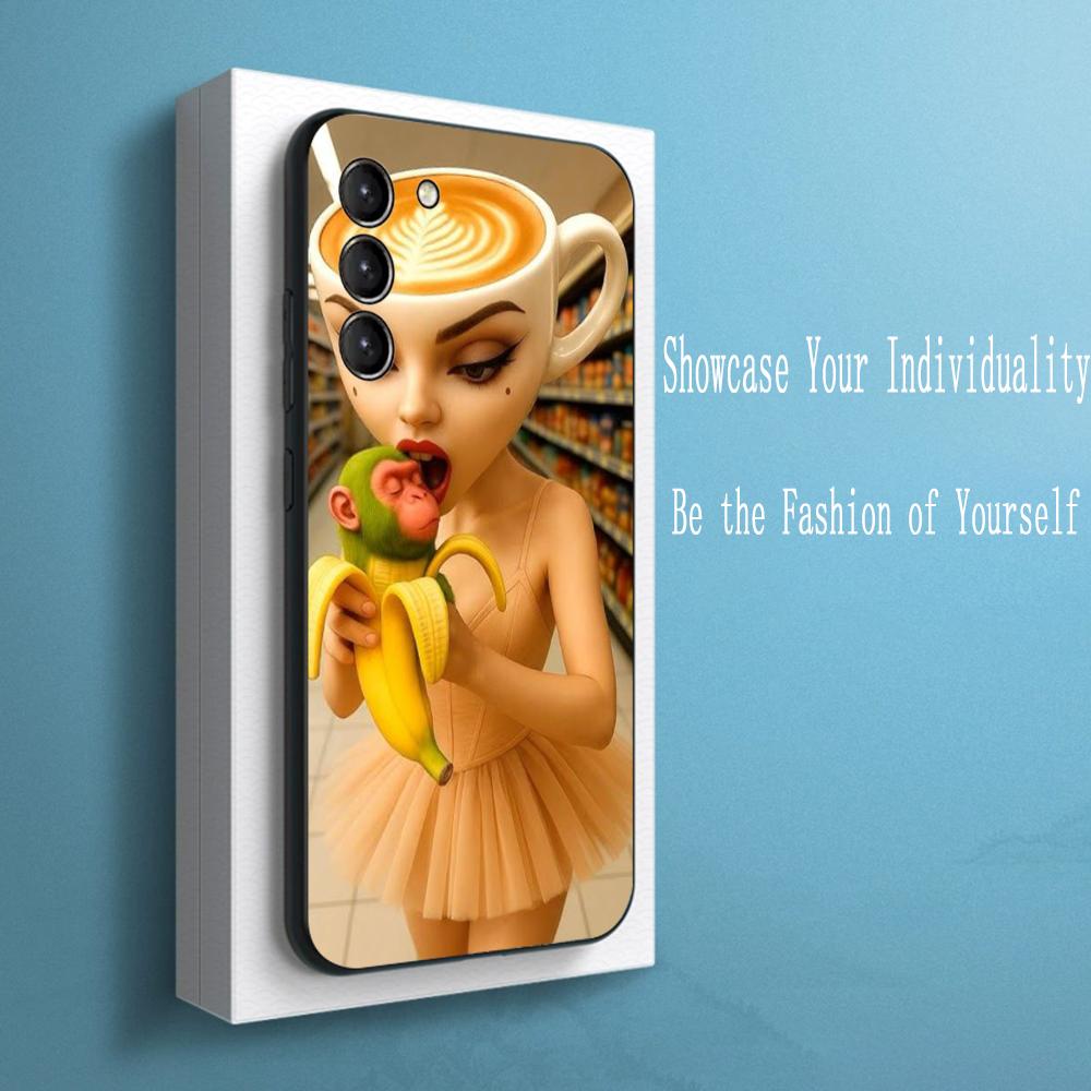 

Tung tung sahur funny poster pattern Phone Case For Samsung Galaxy S26 S25 S24 S23 S22 S21 Plus Ultra Note20 Soft Black Galaxy S25+