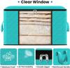 Totes 4 Pack Clothes Storage Foldable Thick Fabric Blanket Storage Containers For Organizing Bedroom Closet Comforter Organizati