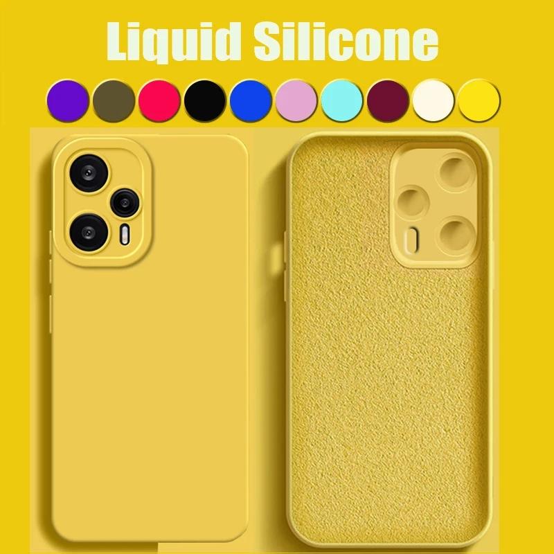 

Angel Eyes Liquid Silicone Case for XiaoMi POCO F5 PRO F5PRO 5G F 5 POCOF5 PRO Soft Lens Protective Cover