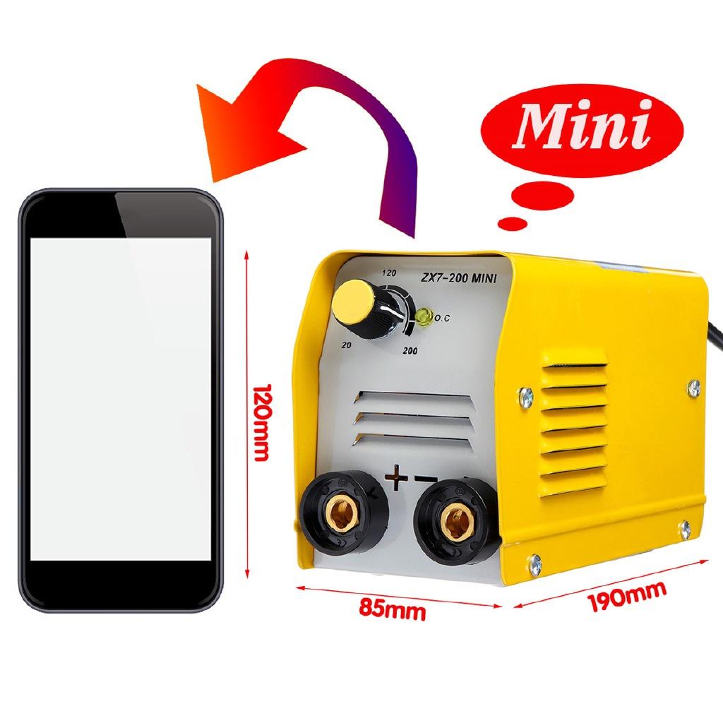 220V ZX7-200 Portable Mini Electric Arc Force Welding Machine With Insulated Electrode Inverter Welders