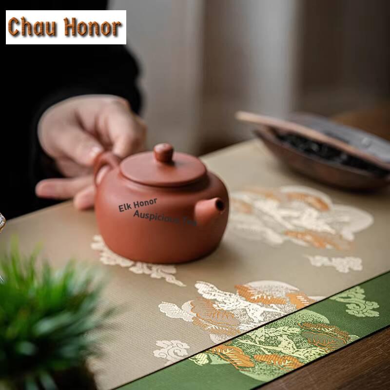 Chinese Tea Culture Tea Flag, Tea Tablecloth, Small Towel, Household Waterproof Fiber Tea Mat, Tea Ceremony Supplies