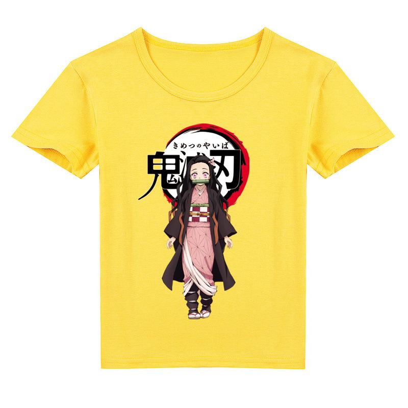 Летняя футболка с короткими рукавами Kimetsu No Yaiba Ghost Blade для девочек средней — фото 4