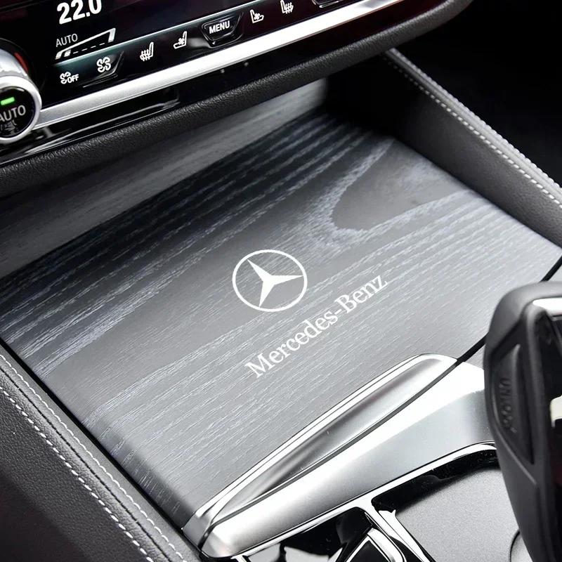Naklejka z emblematem na zagłówki przednich foteli samochodowych Naklejki na boczne szyby samochodowe do Mercedes Benz AMG W204 W205 W212 W213 W177 W176 W117 X253 W247