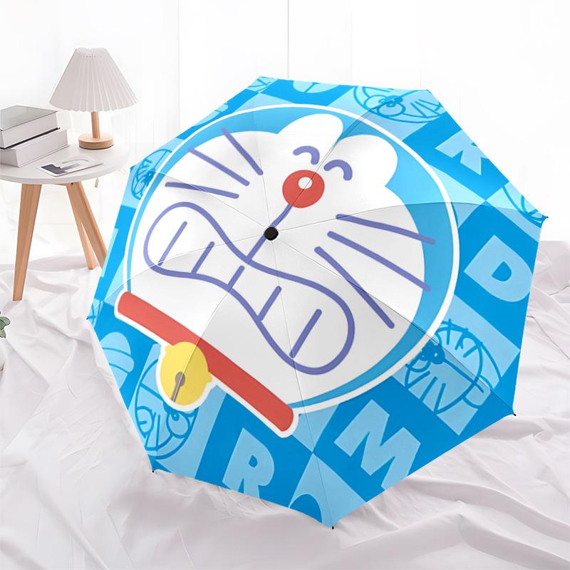 1PC Doraemon Automatic Folding Umbrella | Vibrant Motif & Compact Design for Everyoneyy250930044