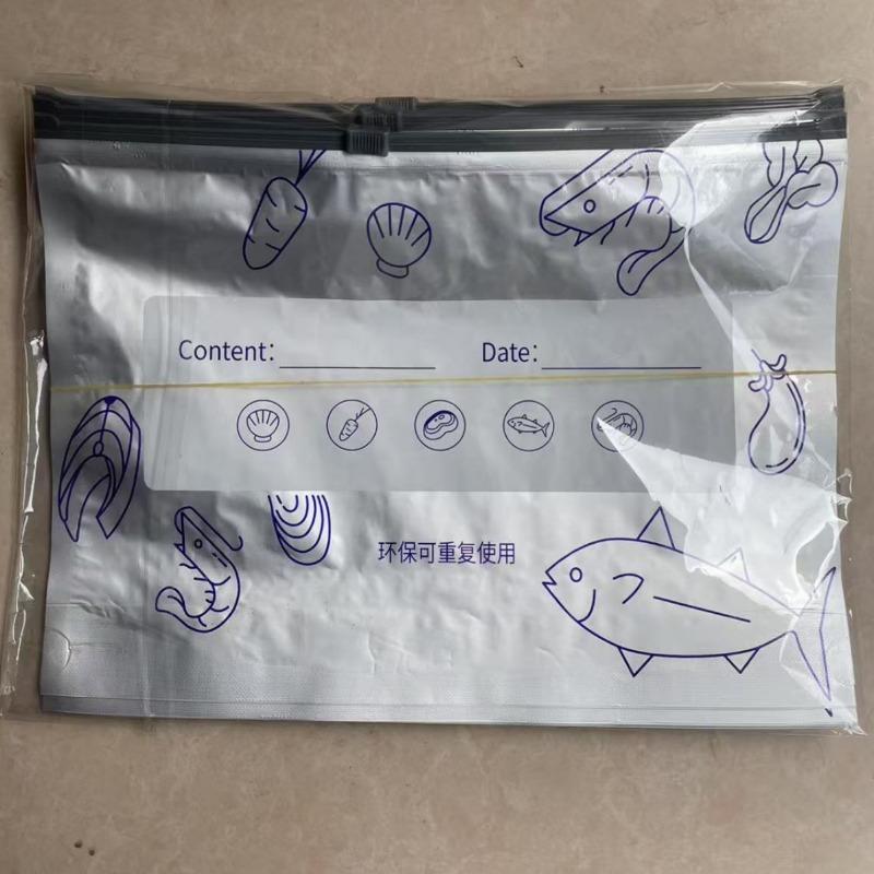 

Пакеты из алюминиевой фольги для сохранения продуктов, Утолщенные герметичные пакеты, предотвращающие смешивание запахов, Пакеты для заморозки для сохранения продуктов Medium [23*17] 10pcs