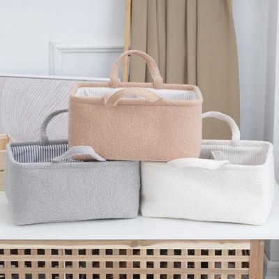 Portable Handbag Mommy Bag Multifunctional Thicken Storage Basket Large Capacity Tote Bag Travel