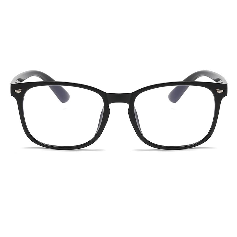 Latest Glasses Vintage Retro Eyeglasses Frame Women Square Frame Styles Trend Flat Eyeglasses Women Simple Anti Blue Rayweight Computer Eyewear