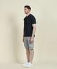 Panicalle Navy Johnny Collar Polo Shirt
