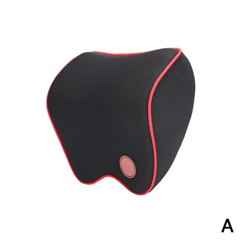 Car Headrest Pillow Neck Memory Lumbar Support Cotton Car Breathable Headrest Cushion Pillow Car Pillow Seat Auto T4Z0