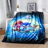 2026 New S-Sonic H-Hedgehog Flannel Blanket for Winter Warmth, Soft Sofa Cover, Bedding, Draped Blanket, Boys and Girls Gifts