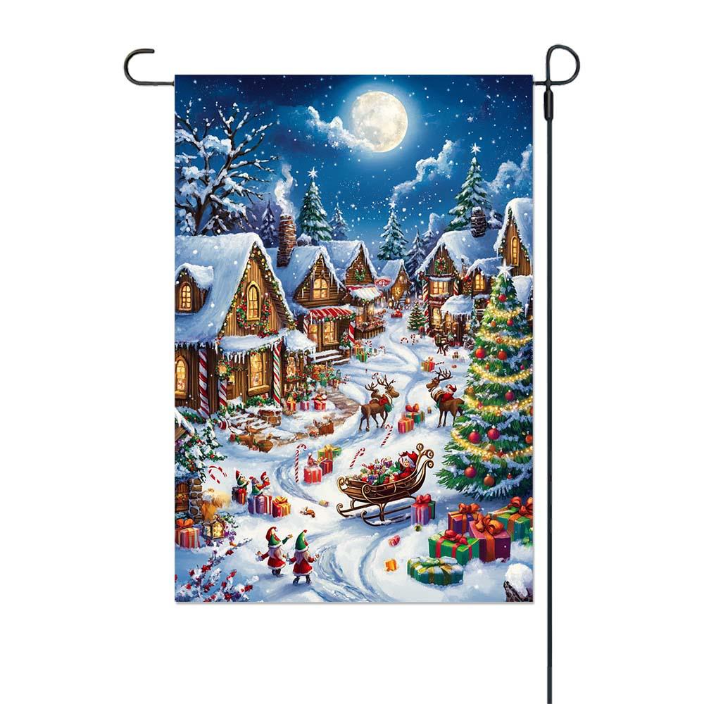 Christmas Courtyard and Garden Party Decoration Flag