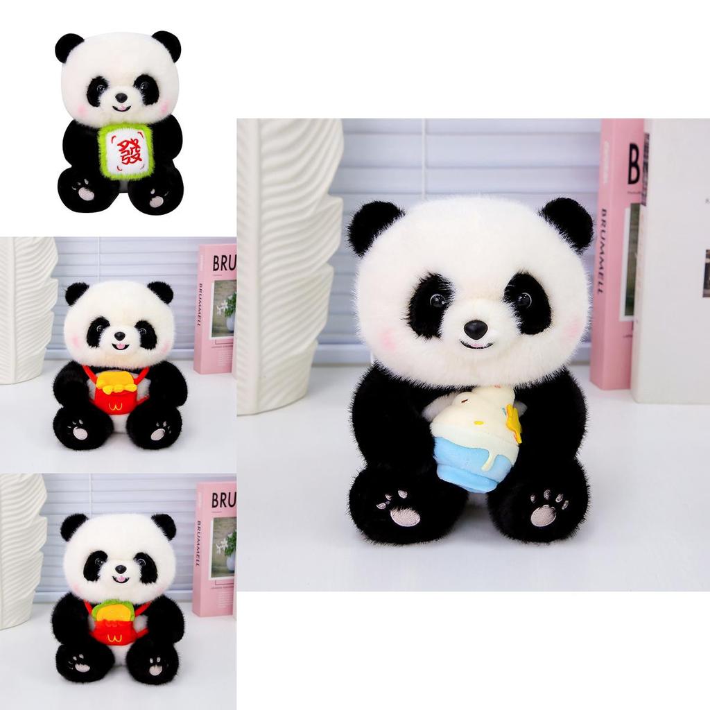 Panda Plush Toy With Super Soft Short Plush For Kids Birthday Gift And Collectors Item