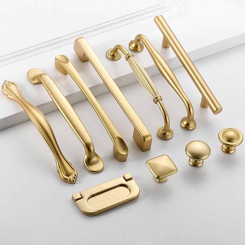 Drawer Cabinet Modern Handle Aluminum Alloy Door Drawer Cupboard Pull Furniture Hardware,22mm Screw