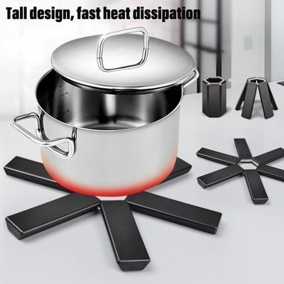 Pot Mat Dish Placemat Coaster Folding Heat Insulation High Temperature Pots And Pans Kitchen Gadgets Tool Accessories for Home