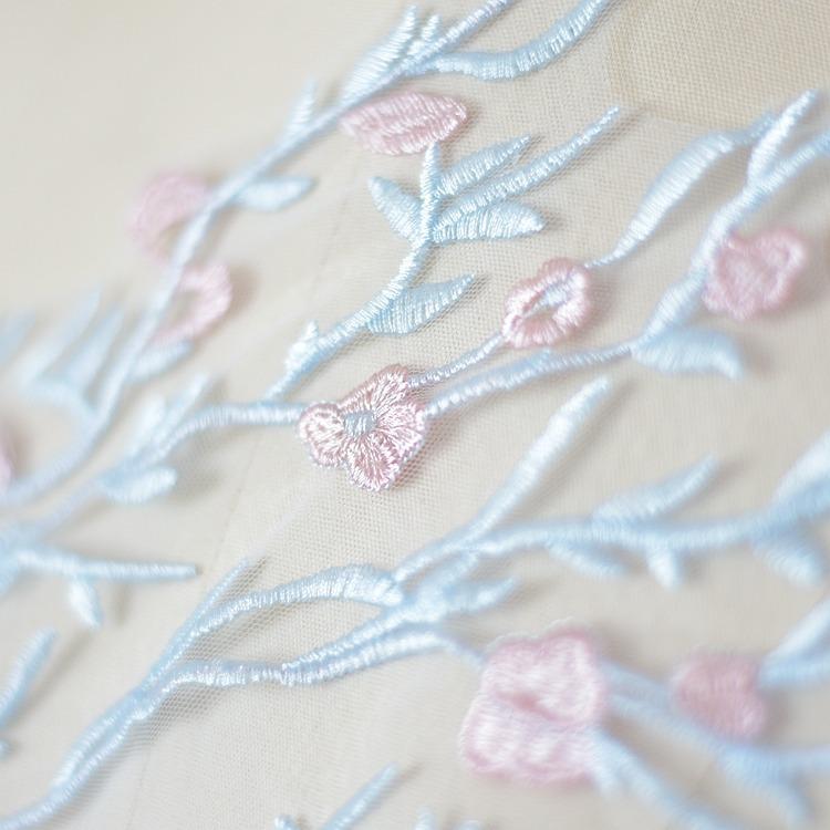 Multi-Color Embroidery Lace Lace Handmade Diy Material Wedding Dress Clothing Design Patch Decal Accessories