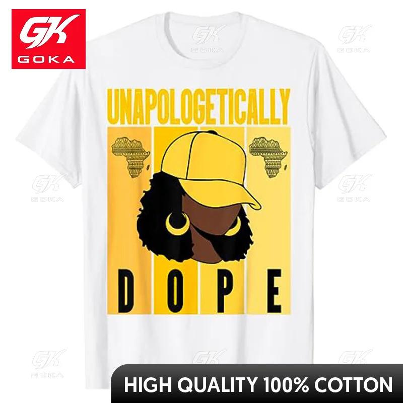 Unapologetically Dope Black History Month African American TShirt Womens Fashion Black Proud Graphic Tee Juneteenth Awesome Top S