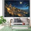 Geburtsszene Bethlehem Wandteppich, Weihnachtsnacht Hintergrundtuch, Religiöse Dekoration