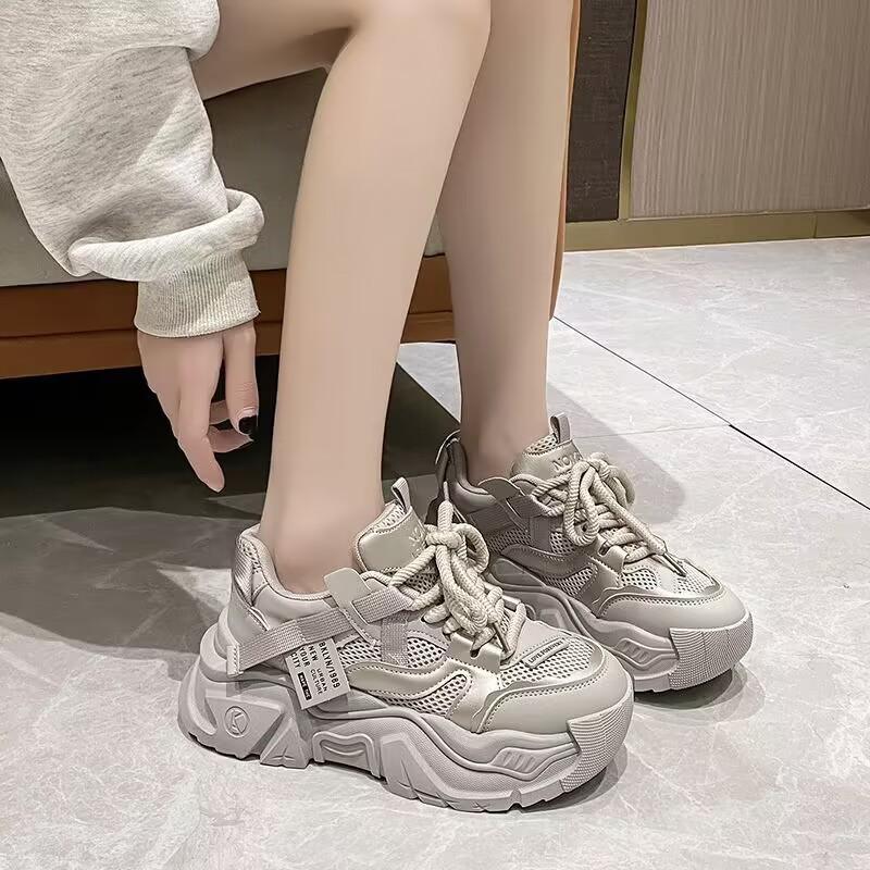 Height-increasing Platform Dad Shoes Women's Summer New Autumn Women's Shoes Sports Shoes Women's Casual and Lightweight