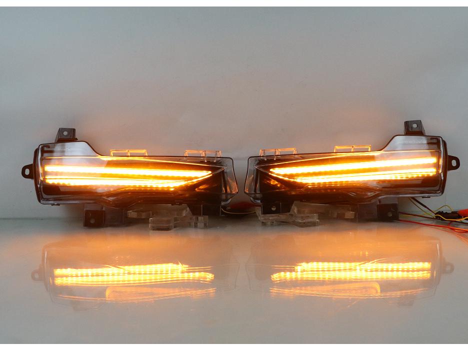 LED Daytime Running Lights for Tesla Model 3 (19-21) and Model Y, Porsche-Compatible.
