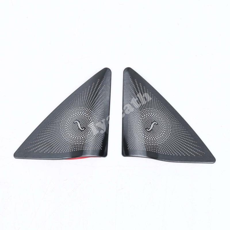 For Mercedes Benz E Class Coupe W207 C207 2009-2016 Interior Car Speaker Cover A Pillar Loudspeaker Door horn Panel Trim Sticker