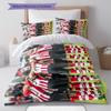 PSV Eindhoven Player Pattern Bedding Home Decoration Birthday Gift ( 1 duvet cover + 2 pillowcase, without core),fan merchandise.