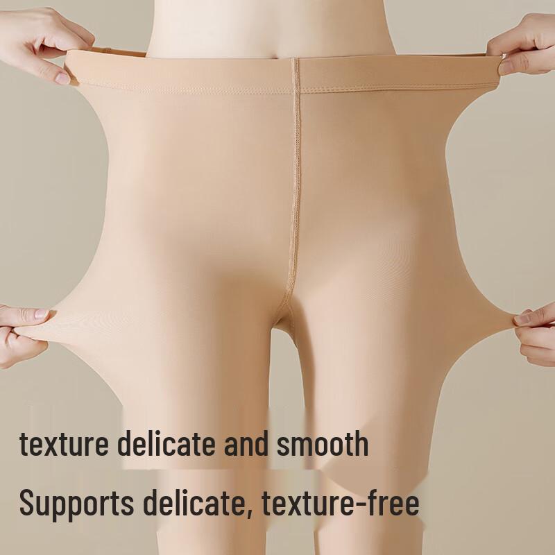 Women's Nude Effect Fleece-Lined Pantyhose
