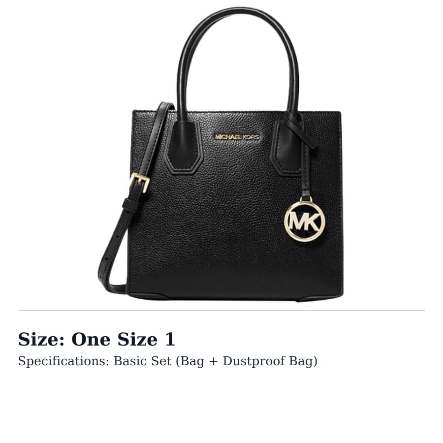 MICHAEL KORS Mercer Litchi Grain Cow