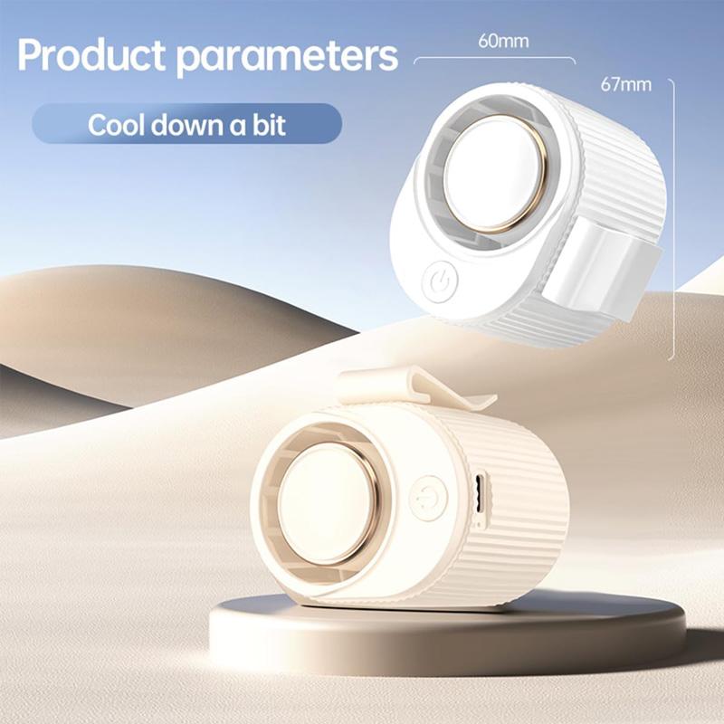 Portable Waist Fan Shirt Fan Hanging Neck Fan Rechargeable Speed Powerful Belt Fan Cool Clip Fan for Sports Outdoor Working
