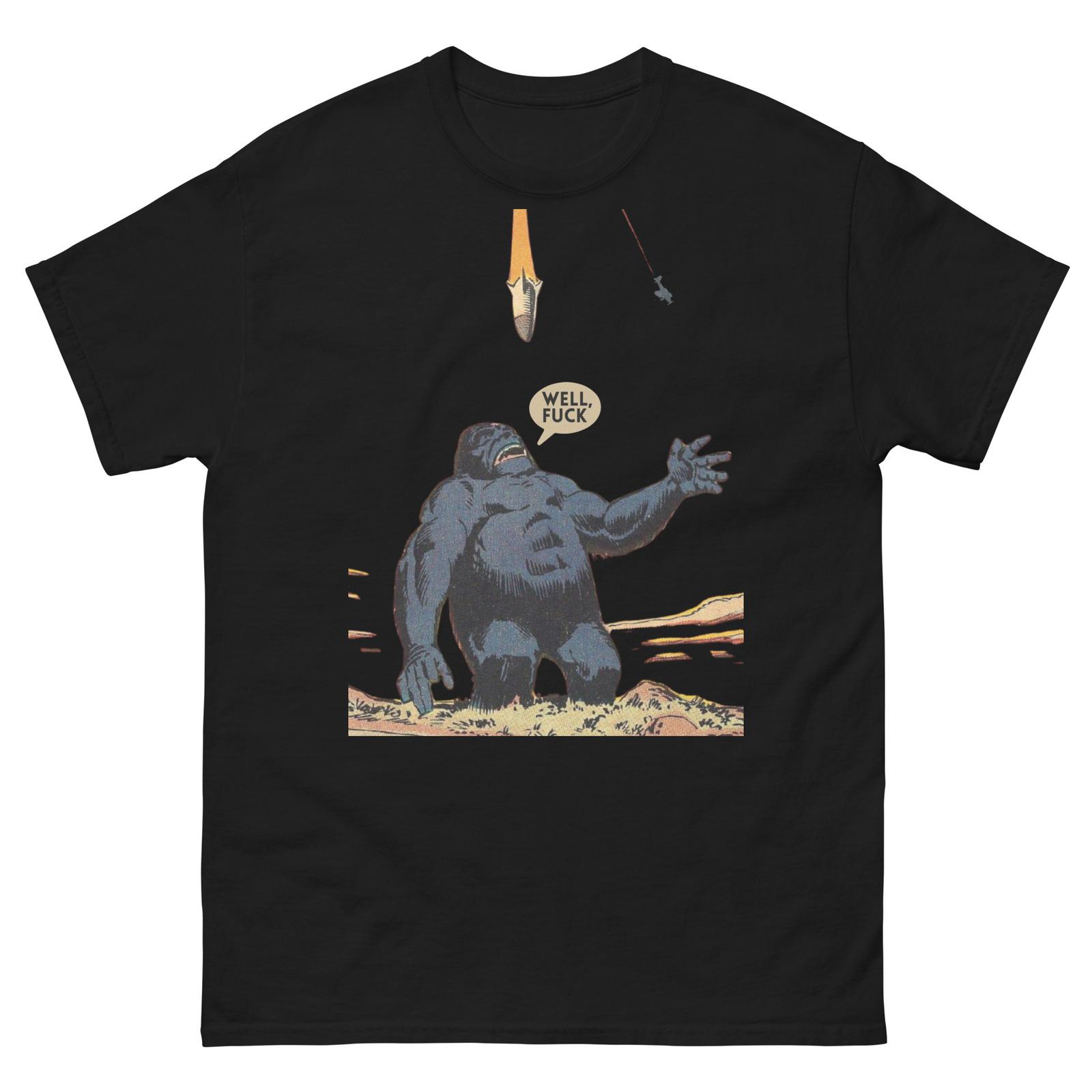 King Kong Vintage Comic T Shirt | Classic Retro Graphic Tee XXL