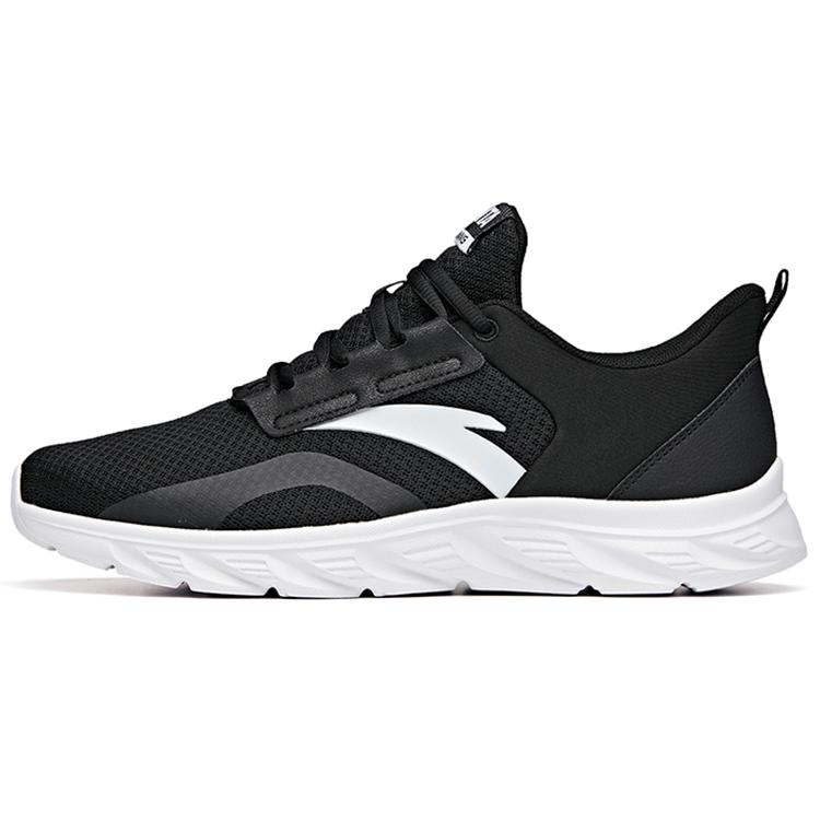 

new Anta Running Collection Cushioning Anti Slip Wear Resistant Breathability Low Top Running Shoes Men s Black White 44.5