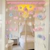 Shy Cloud Warm Door Curtain for Girls' Room, Tea Room, Villa, and Bathroom