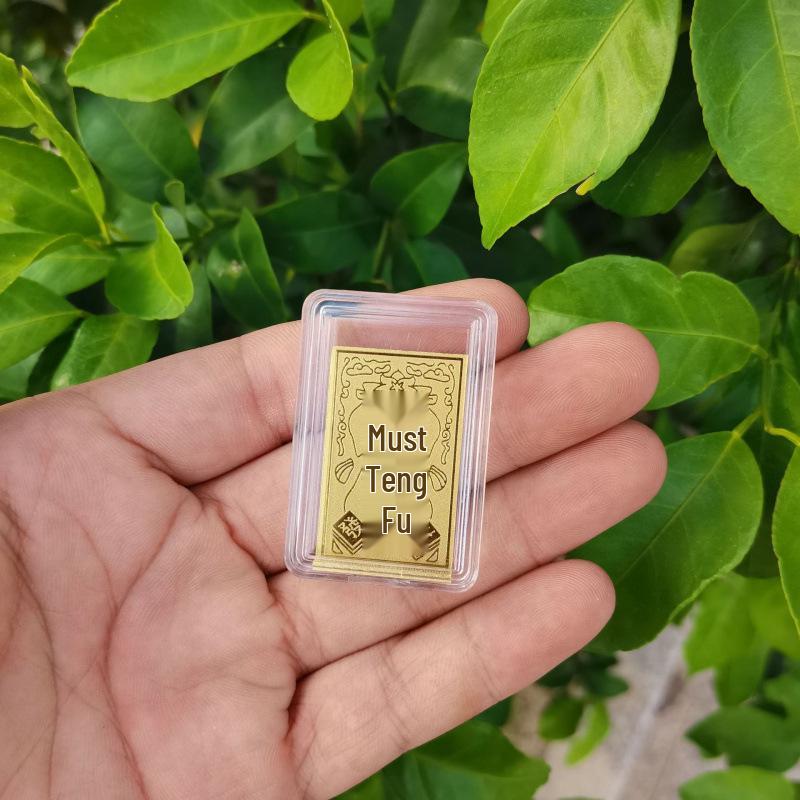 Gold 999 Leaf Phone Sticker: Wealth-Attracting Back Sticker, Ideal Birthday Gift