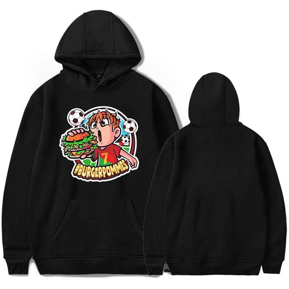 

Новая мода для поклонников Icrimax Cartoon Printed Sweatshirt Outdoor Sport Cosplay Pullovers Hoodie Cosplay Costume XS чёрный