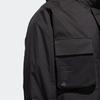 adidas Tiro 19 Lightweight Hooded Windbreaker Jacket Regular Fit Water Repellent Outdoor Sportswear Men Black GF4019