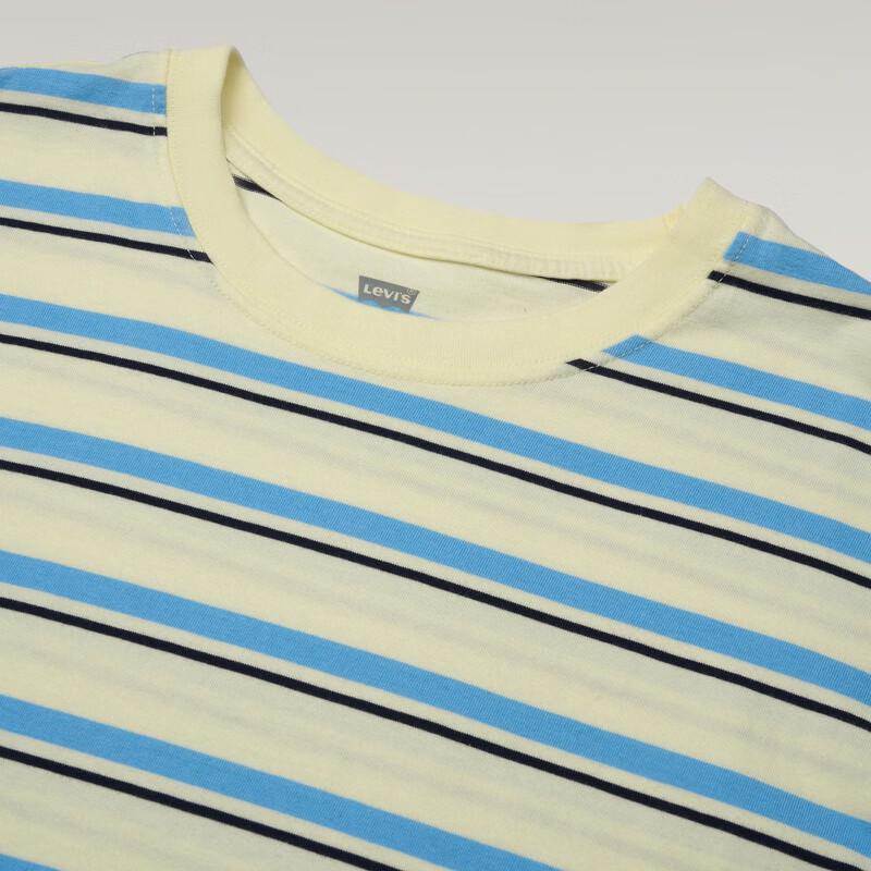Levi's Women's American Retro Striped Knitted Short Sleeve T-shirt