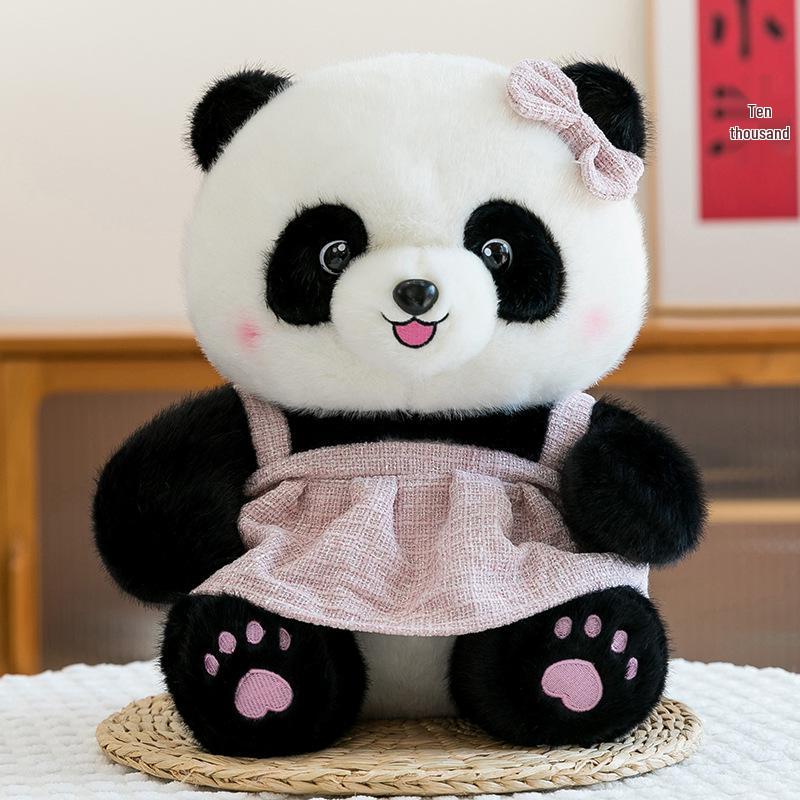New Style Little Panda Plush Toy: Soft, Cute Giant Panda Doll 27cm (0.25kg)