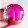 Fabulous Bi-Color Big Tourmaline Natural Round Cut 89-90 Ct Certified Gemstone