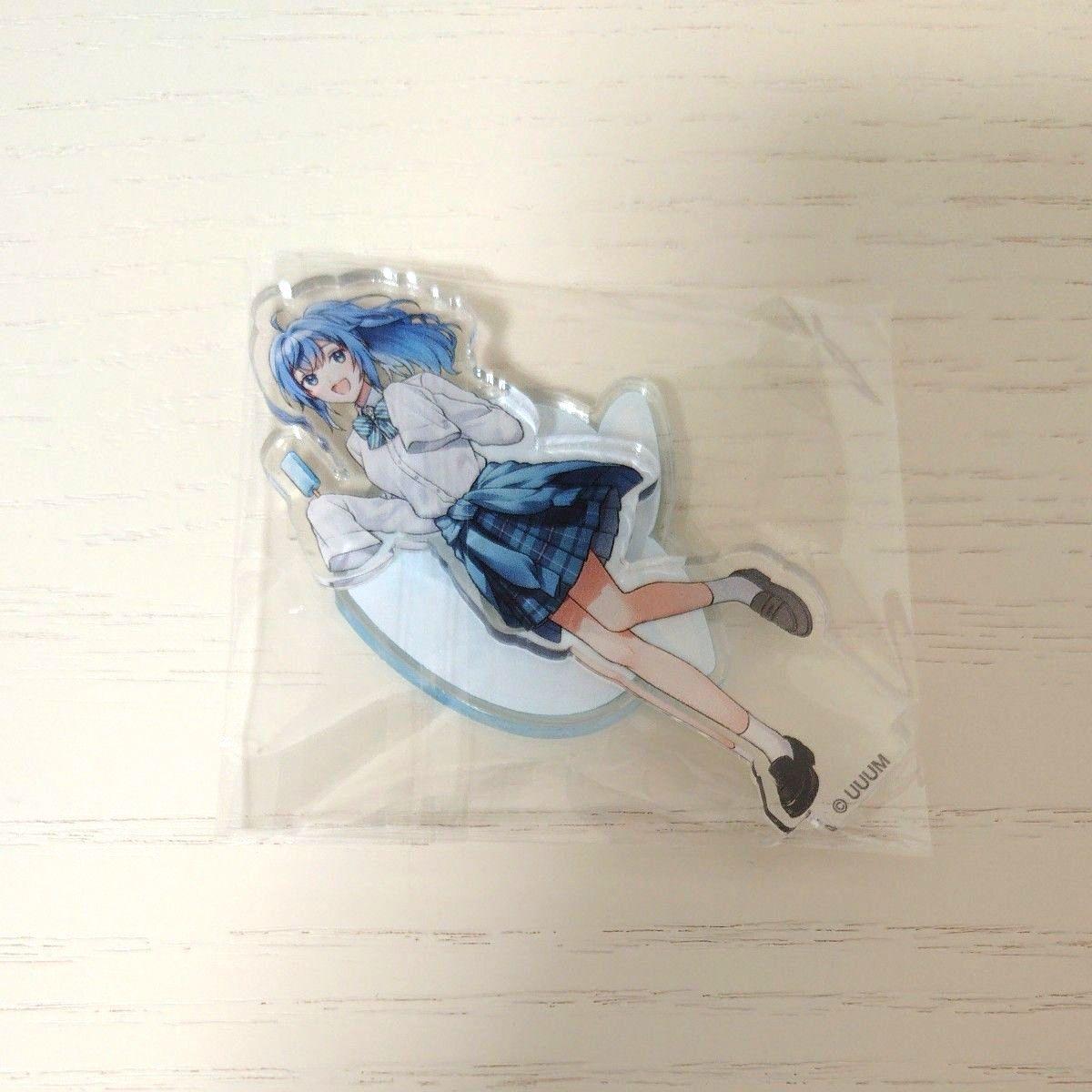 Used Colorful Peach Acrylic Stand Luna Karapichi FamilyMart