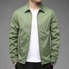 Men's Solid Color Lapel Jacket - Spring 2026, Long Sleeve Business Casual
