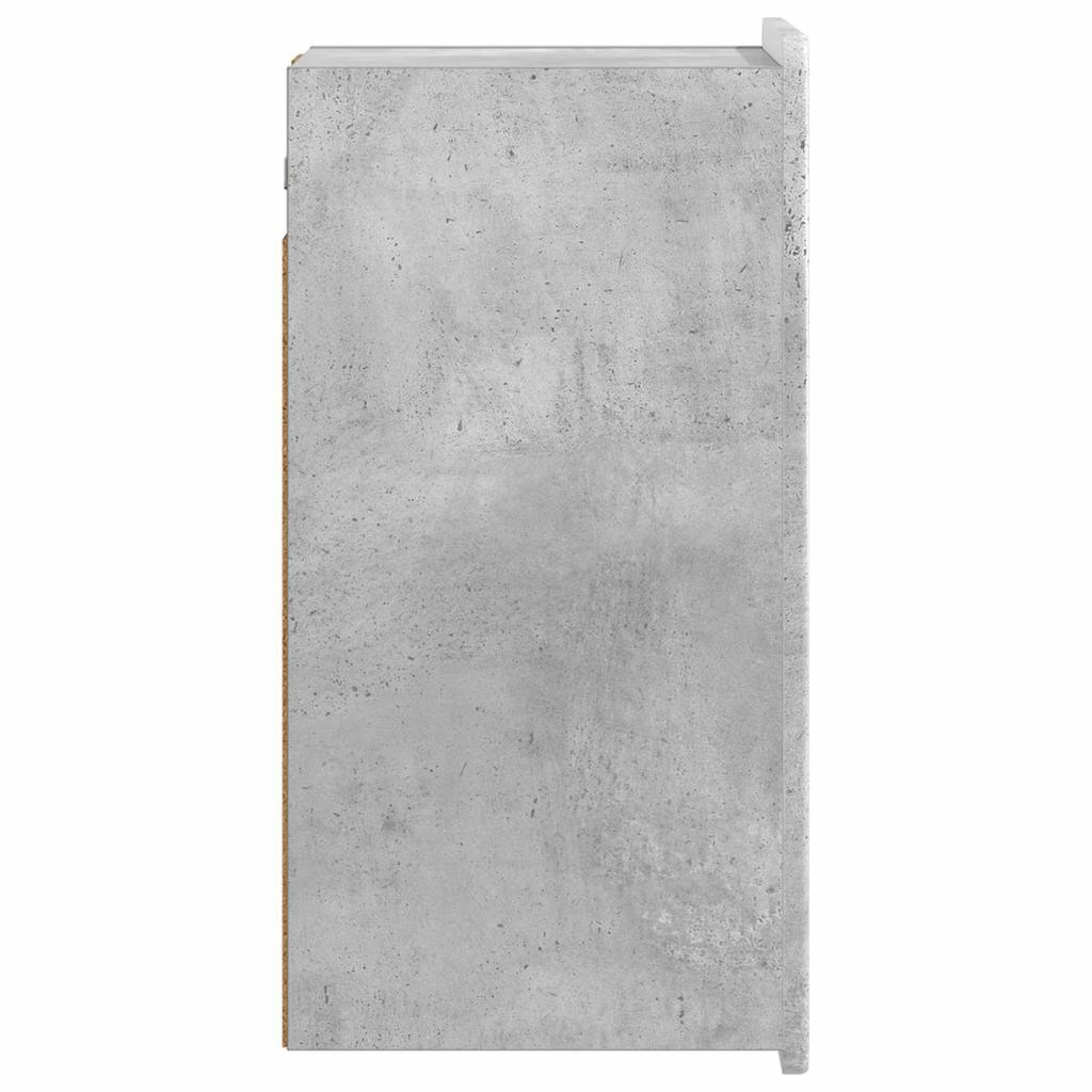 Bathroom Wall Cabinet ZWOLLE Concrete Grey 30 x 31 x 63 cm